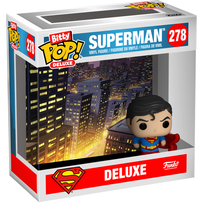 【超目玉枠】 Superman Pop! Funko - #278 Deluxe Bitty Superman その他