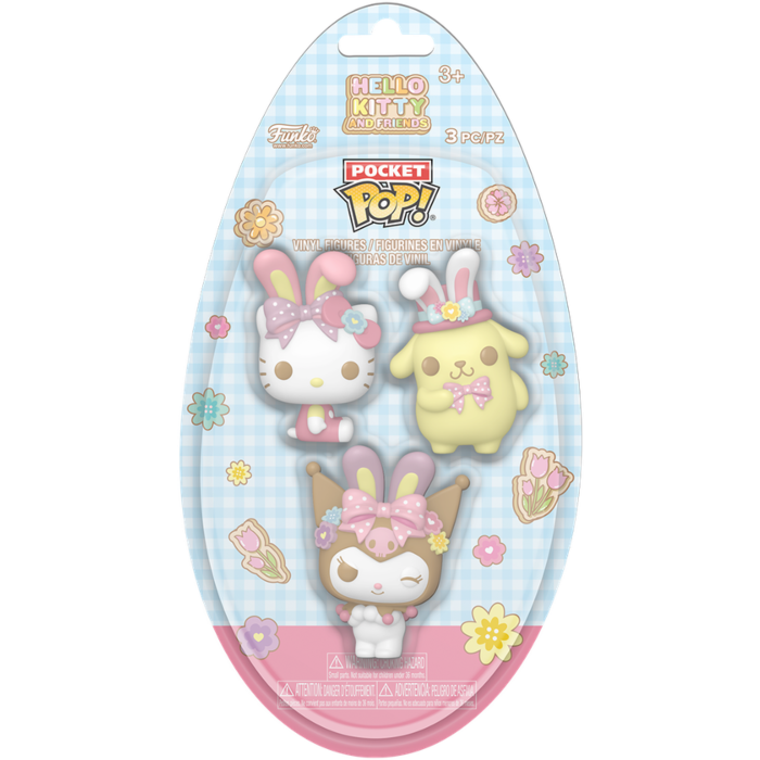 Funko Pocket Pop! Hello Kitty & Friends - Bunny Ears Pocket - Figure 3-Pack