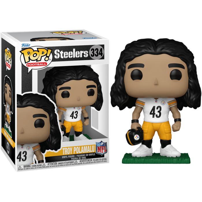 Funko Pop! NFL Football - Troy Polamalu Pittsburgh Steelers #334