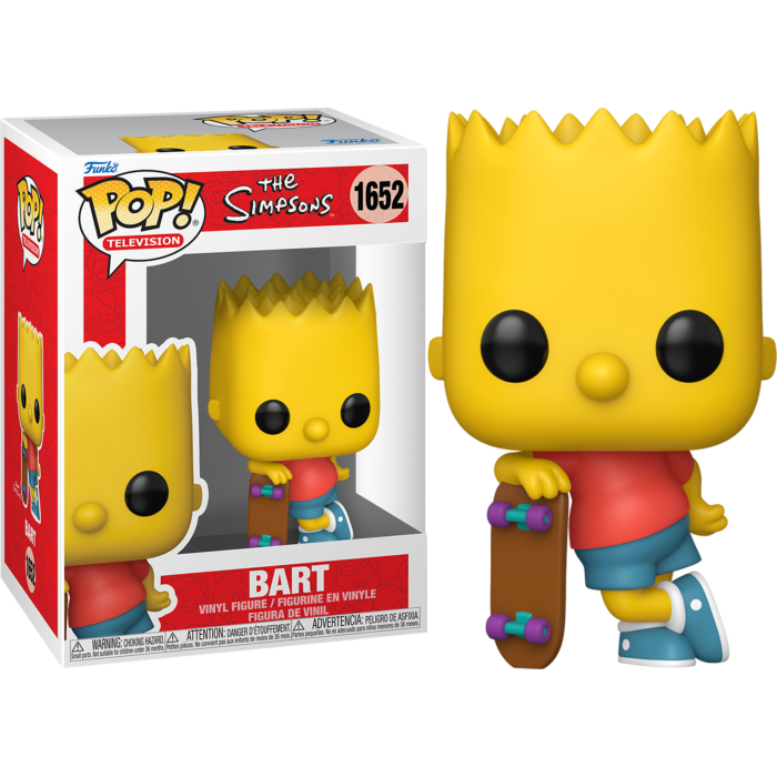 新品・正規品Funko POP! The Simpsons Bart #1652 Funko Pop! The Simpsons - Bart with Skateboard #1652