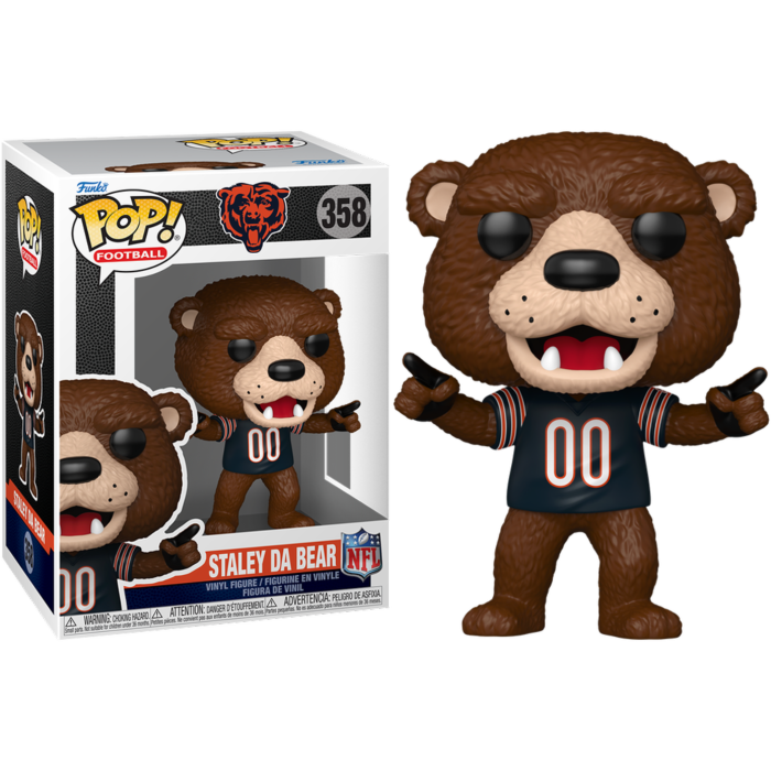 Funko Pop! NFL Football: Mascots - Chicago Bears Staley Da Bear #358