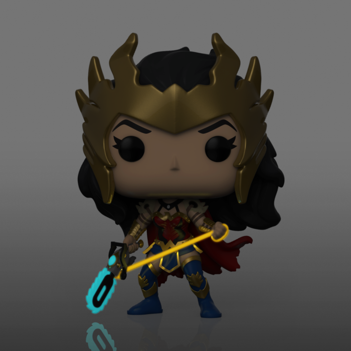 Funko Pop! Wonder Woman - Wonder Woman Death Metal 80th Anniversary - in Acrylic with Pop! Protector #385 -Chase Variant