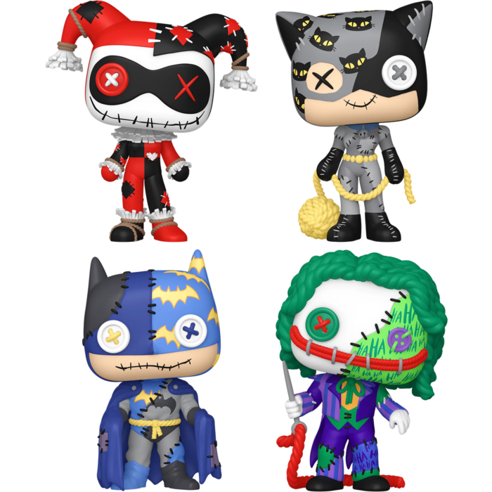 Funko Pop! DC Comics - Patchwork Stitch Up - Bundle (Set of 4)