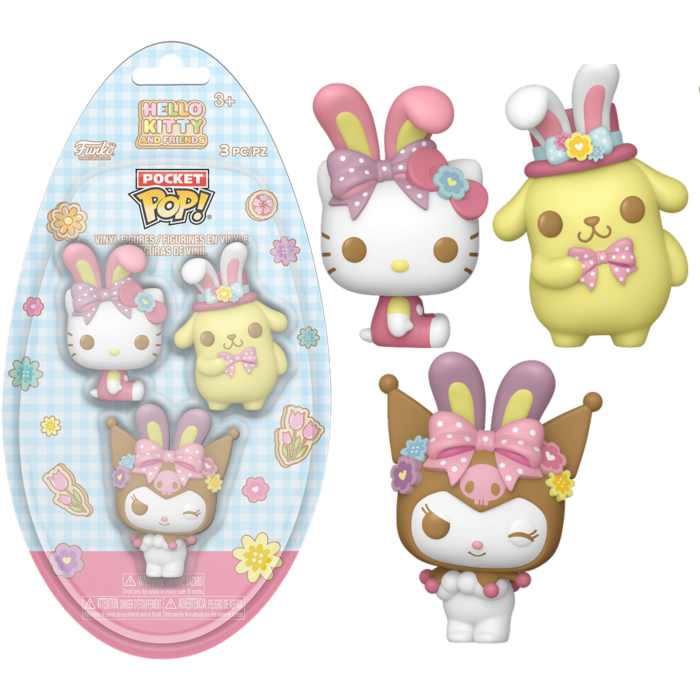 Funko Pocket Pop! Hello Kitty & Friends - Bunny Ears Pocket - Figure 3-Pack