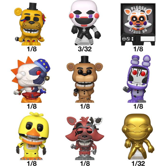 Funko Bitty Pop! Five Nights at Freddy's - (Series 2) - Blind Bag (Display of 32)