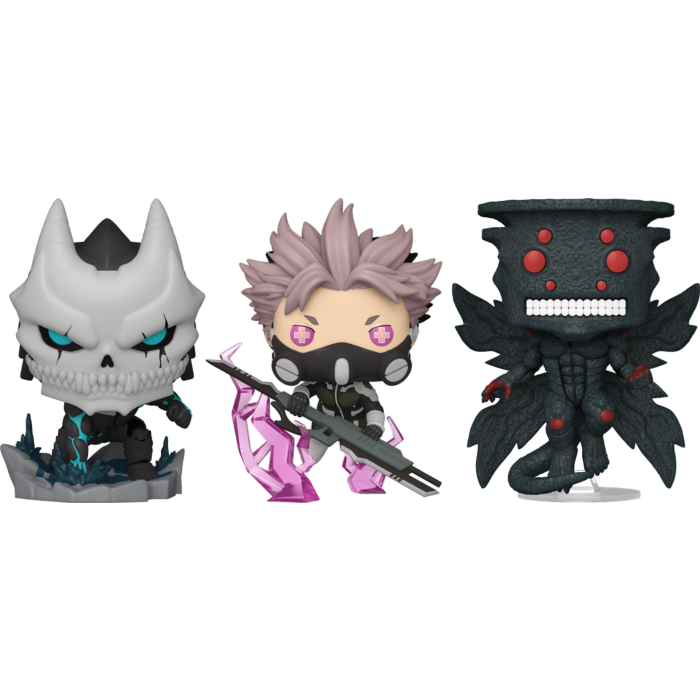 Funko Pop! Kaiju No. 8 - Gen Narumi, Kaiju No. 8 & Kaiju No. 9 - Bundle (Set of 3)