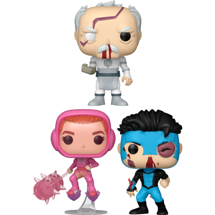 Funko Pop! Invincible - Invincible, Conquest & Atom Eve - Bundle (Set of 3)