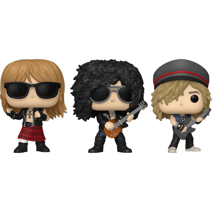 Funko Pop! Guns N' Roses - Slash, Axl Rose & Duff McKagan - Bundle (Set of 3)