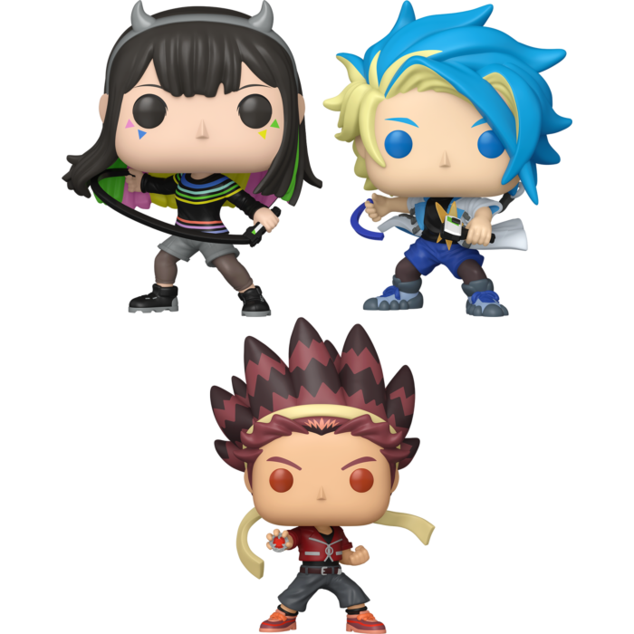 Funko Pop! Beyblade X - Jaxon Cross, Multi Nana-Iro & Robin Kazami - Bundle (Set of 3) - Real Pop Mania