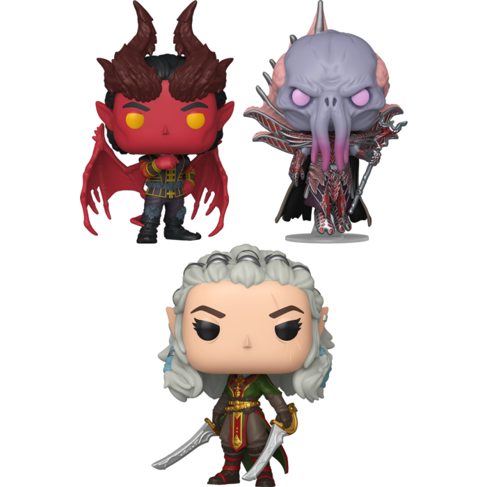 Funko Pop! Baldur's Gate 3 - Jaheira, Raphael & The Emperor - Bundle (Set of 3) - Real Pop Mania