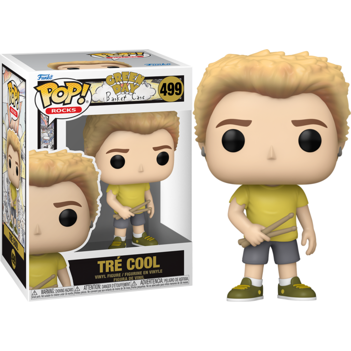 Funko Pop! Green Day - Tre Cool (Basket Case) #499 - Real Pop Mania