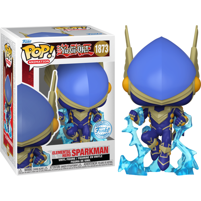 Funko Pop! Yu-Gi-Oh! - Elemental Hero Sparkman #1873 Funko Pop! Yu-Gi-Oh! - Elemental Hero Sparkman #1873