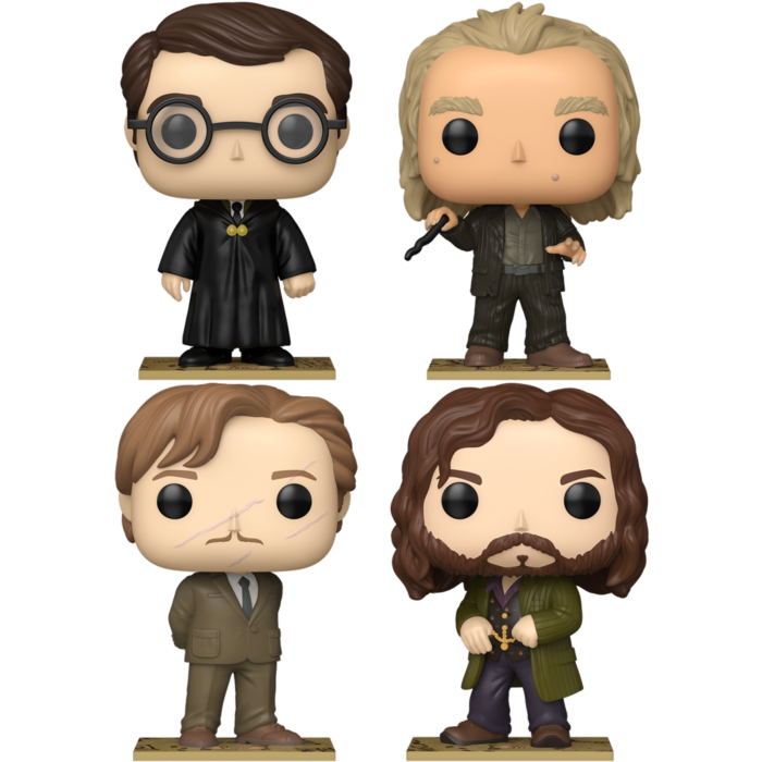 Funko Pop! Harry Potter - James, Peter, Remus & Sirius (Marauder's Map) - Bundle (Set of 4)