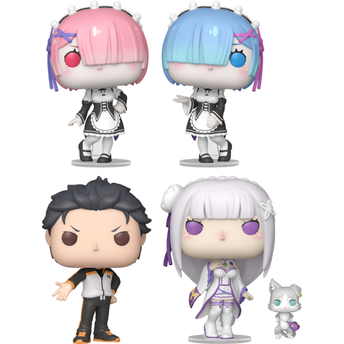 Funko Pop! Re:ZERO - Starting Life in Another World - Bundle (Set of 4)