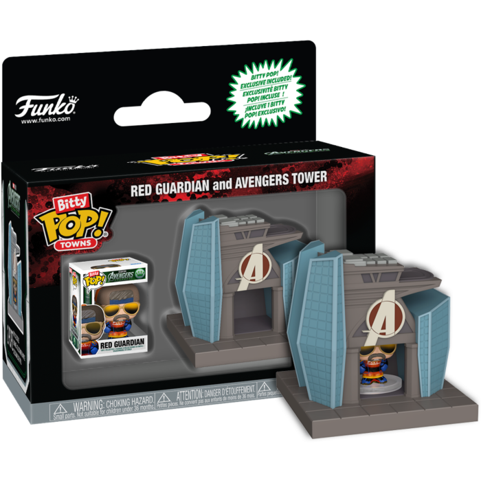 Funko Bitty Pop! Tower - Avengers: Doomsday - Red Guardian and Avengers