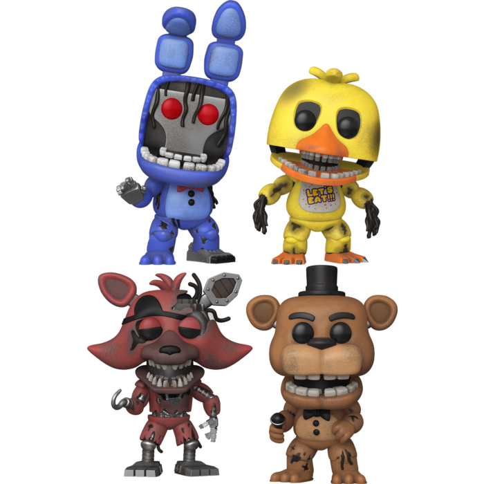 Funko Pop! Five Nights at Freddy's - The Withered - Bundle (Set of 4)