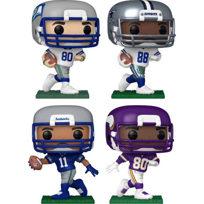 Funko Pop! NFL Football - Football Lineup - Bundle (Set of 4)