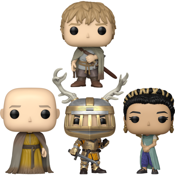 Funko Pop! A Knight of the Seven Kingdoms - Dunk, Egg, Tanselle & Lyonel Baratheon - Bundle (Set of 4) - Real Pop Mania
