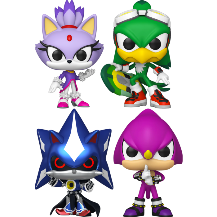 Funko Pop! Sonic The Hedgehog - World's Speediest - Bundle (Set of 4)