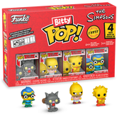 Funko Pop! Simpsons - Scratchy, Grampa Simpson, Lisa Simpson & Mystery Chase Bitty - 4 Pack
