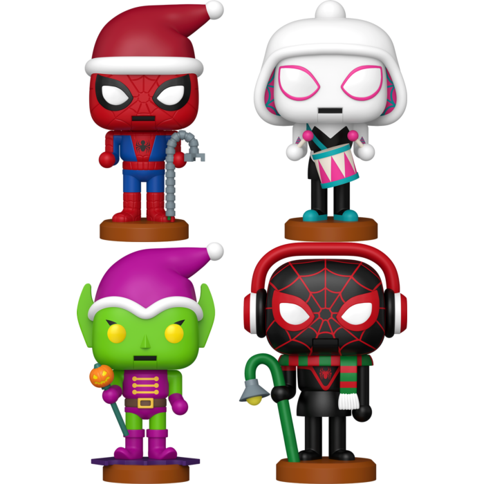 Funko Pop! Marvel - Spider-Gwen, Green Goblin, Miles Morales & Spider-