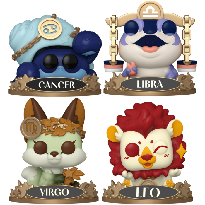 Funko Pop! Zodiac - Cancer, Leo, Libra & Virgo - Bundle (Set of 4) - Real Pop Mania