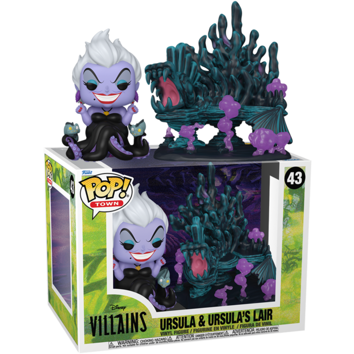 Funko Pop! Town - The Little Mermaid - Ursula & Ursula’s Lair Disney V