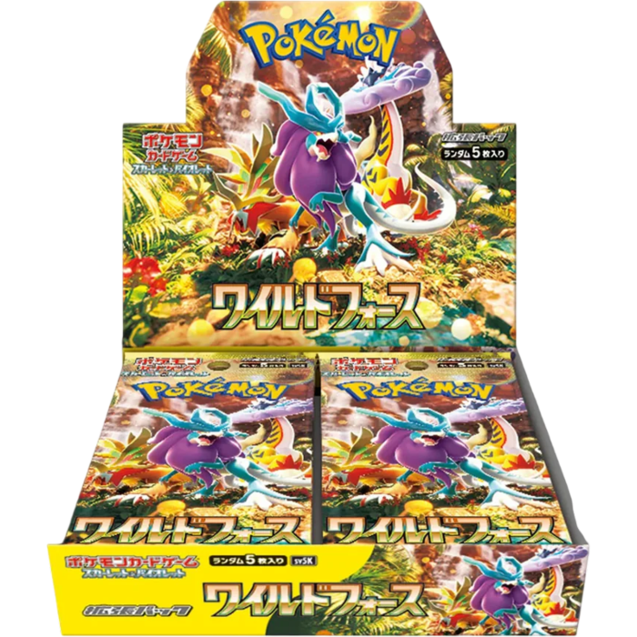 Pokemon - Scarlet & Violet SV5K Wild Force (Japanese Import) Booster Box (Display of 30) - Real Pop Mania
