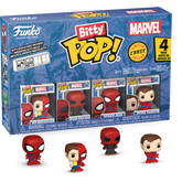 Funko Pop! Spider-Man - Peter Parker/ Spider-Man, Superior Spider-Man, Spider-Man & Mystery Chase Bitty - 4 Pack
