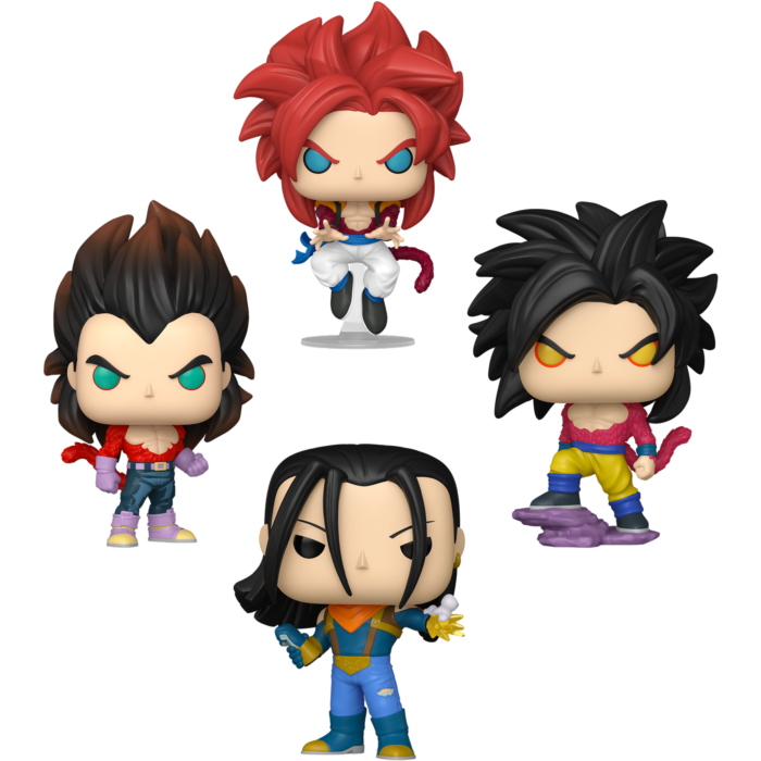 Funko Pop! Dragon Ball: GT - Super Saiyan 4 - Bundle (Set of 4)