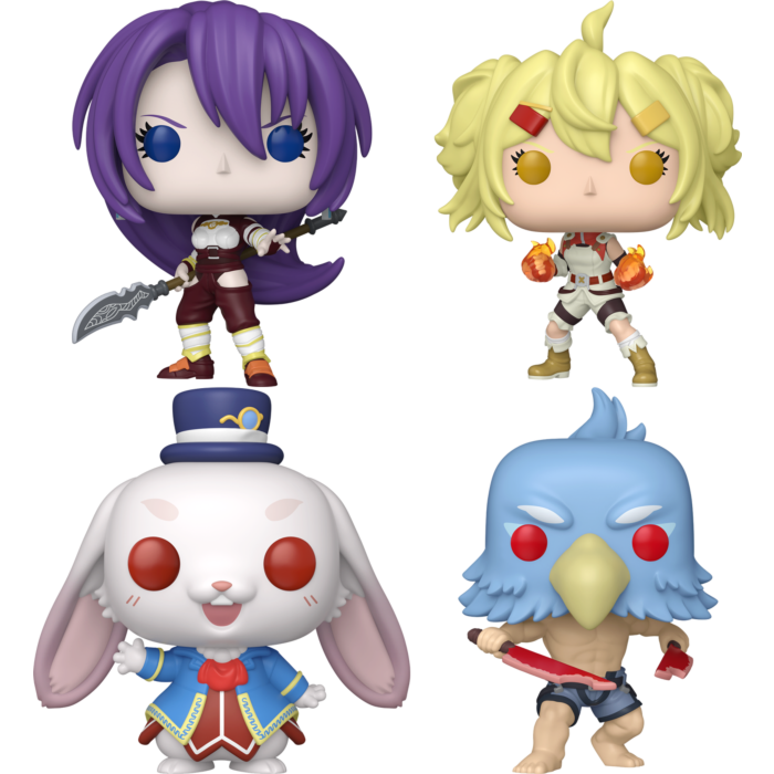 Funko Pop! Shangri-La Frontier - Arthur Pencilgon, Emul, Oikatzo & Sunraku - Bundle (Set of 4)