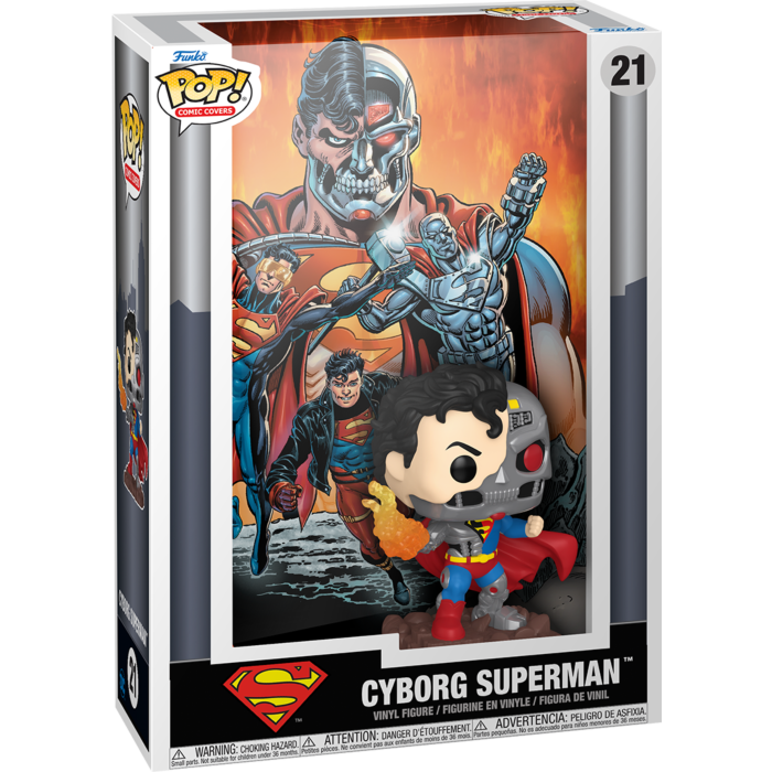 Funko Pop! Comic Covers - DC Comics: Reign of the Supermen - Cyborg Superman #21