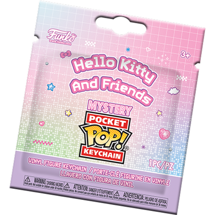 Funko Pocket Pop! Keychain - Hello Kitty and Friends - Y2K Digital Dream Mystery (Display of 12)