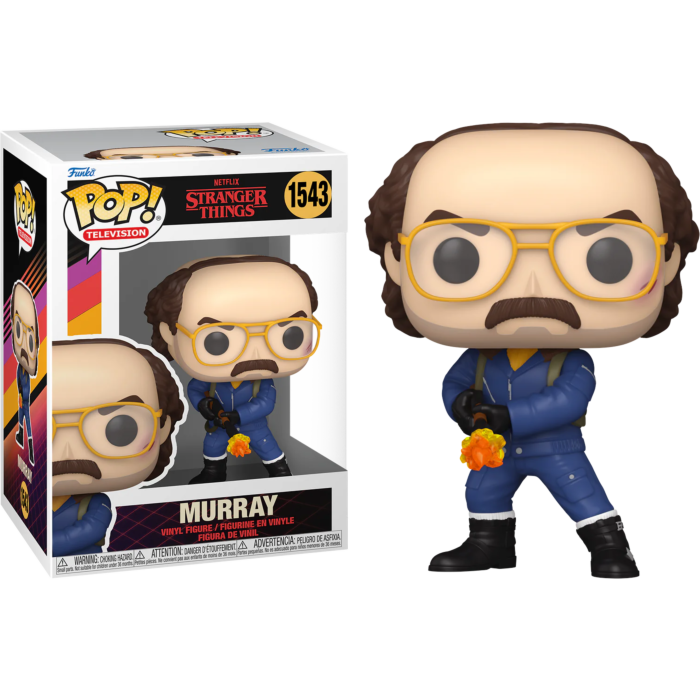 Funko Pop! Stranger Things: Season 4 - Murray with Flamethrower #1543