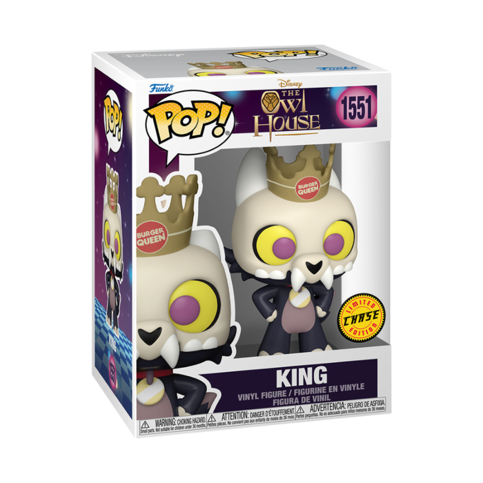 Funko Pop! The Owl House - King Clawthorne #1551 - Chase Chance - Real Pop Mania