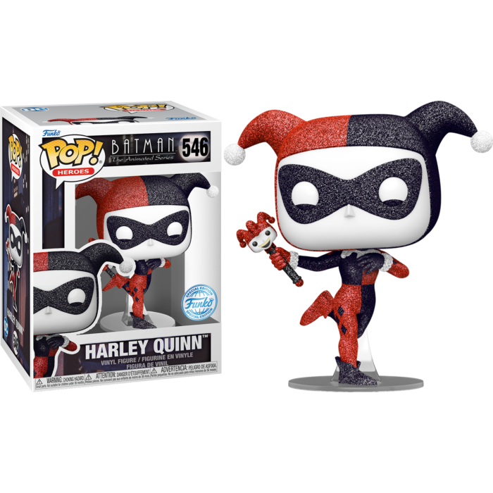 Funko Pop! Batman: The Animated Series - Harley Quinn (Diamond Glitter) #546