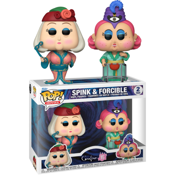 Funko Pop! Coraline: 15th Anniversary - Spink & Forcible - 2-Pack - Real Pop Mania