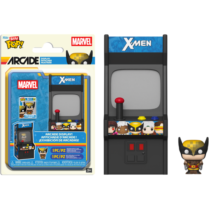 Funko Bitty Pop! X-Men - Wolverine - Arcade Display