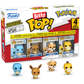 Funko Pop! Pokemon - Squirtle, Eevee, Growlithe, & Psyduck Bitty - 4 Pack