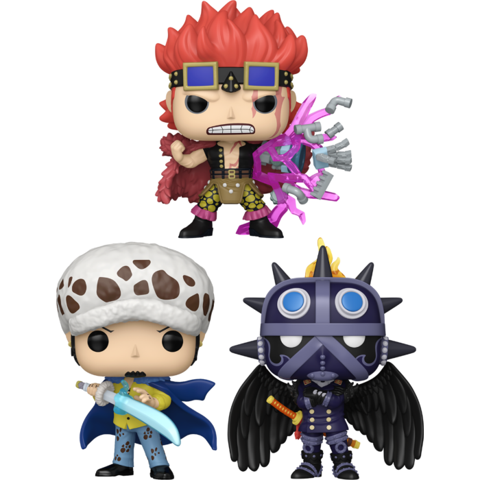 Funko POP! King, Law, Eustass Kid One Piece Set of 3 | Toy
