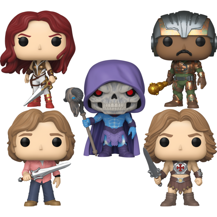 Funko Pop! Masters of the Universe (2026) - He-Man, Skeletor, Man at Arms, Teela & Adam - Bundle (Set of 5) - Real Pop Mania