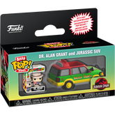 Funko Bitty Pop! Ride - Jurassic Park - Dr. Alan Grant & Jurassic SUV