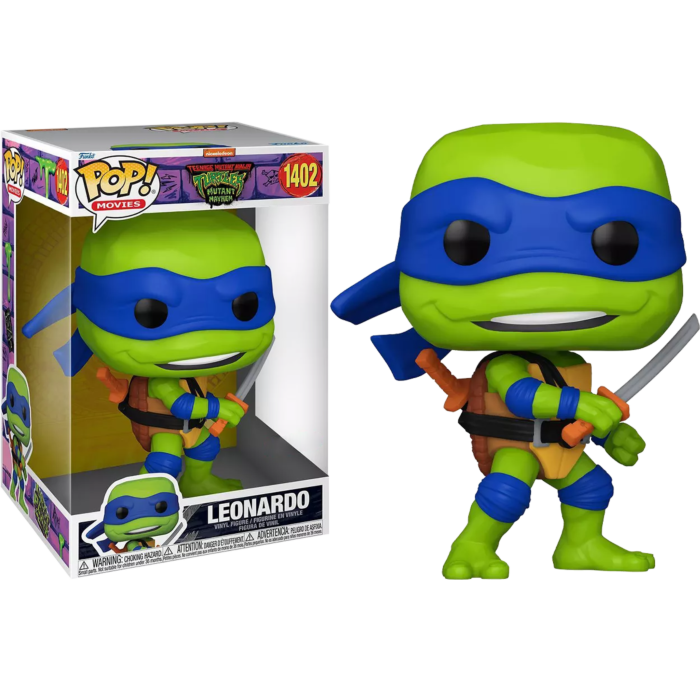 Funko Pop! Teenage Mutant Ninja Turtles: Mutant Mayhem - Leonardo 10 Funko Pop! Teenage Mutant Ninja Turtles: Mutant Mayhem - Leonardo 10