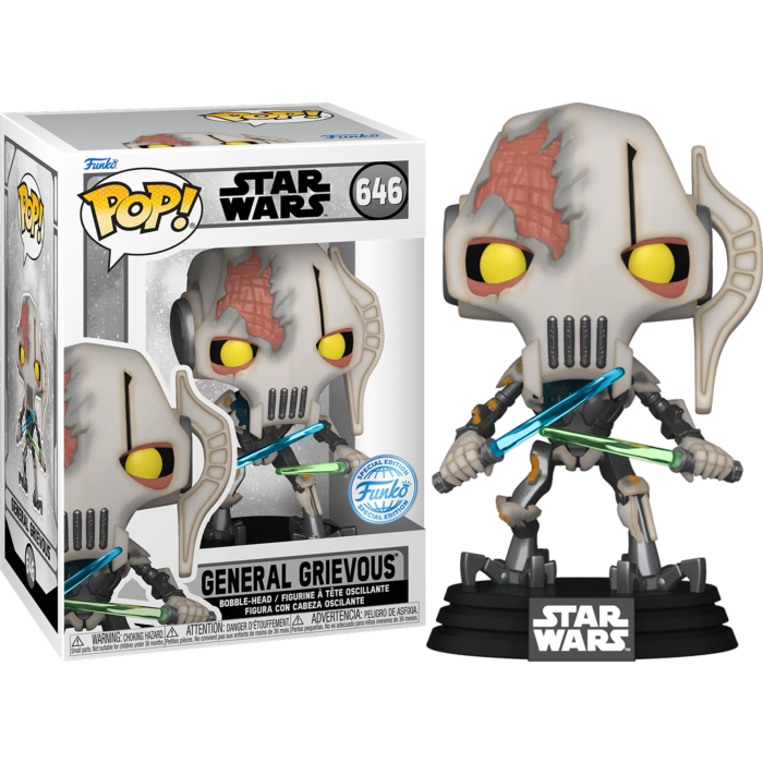 Funko Pop! Star Wars: Battlefront II - General Grievous with Battle Damage #646