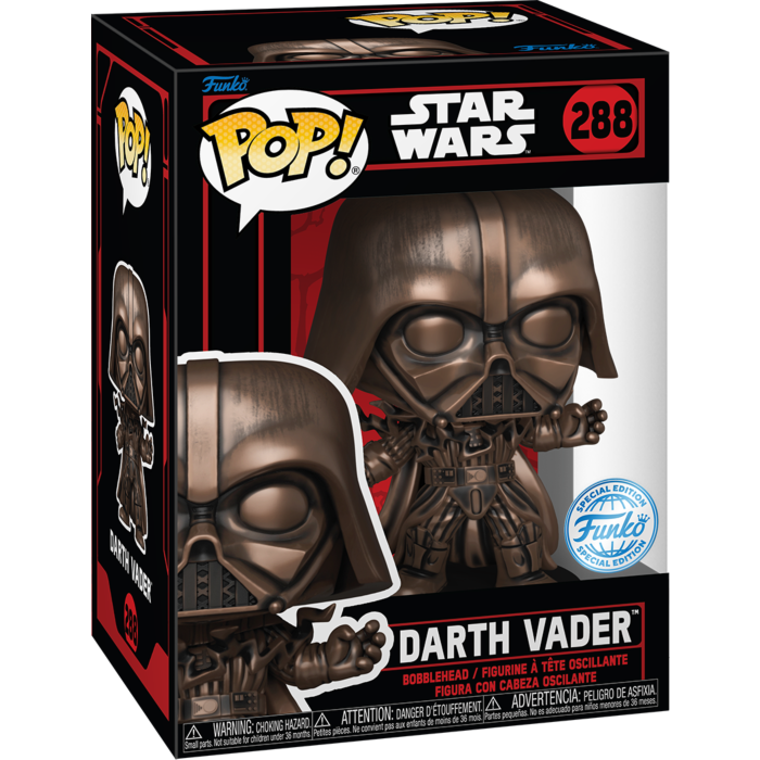Funko Pop! Star Wars - Darth Vader Bronze Metallic #288