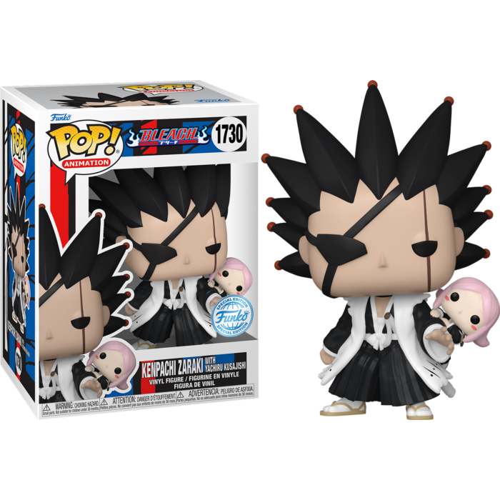 Funko Pop! Bleach - Kenpachi Zaraki with Yachiru Kusajishi #1730 Funko Pop! Bleach - Kenpachi Zaraki with Yachiru Kusajishi #1730
