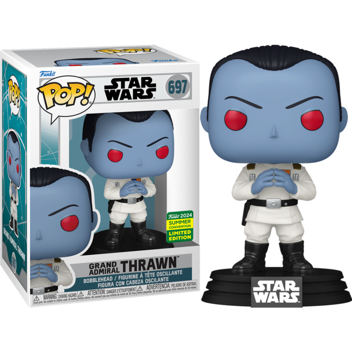 Funko Pop! Star Wars: Aksoka - Grand Admiral Thrawn #697 (2024 Summer Convention Exclusive)