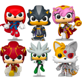 Funko Pop! Justice League x Sonic the Hedgehog - The League of Sonic - Bundle (Set of 6)