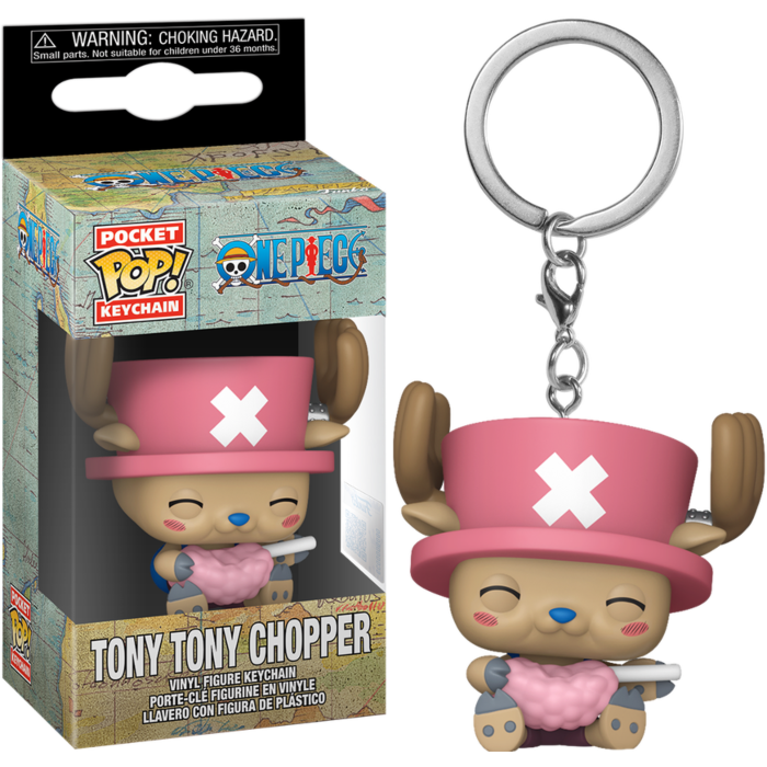 Funko Pocket Pop! Keychain - One Piece - Tony Tony Chopper with Cotton Candy