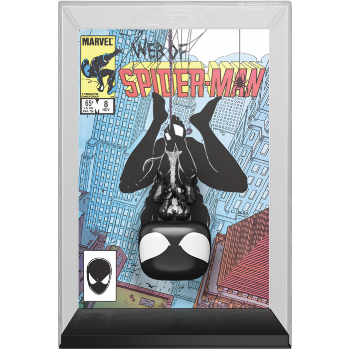 Funko Pop! Comic Covers - Marvel - Black Suit Spider-Man Web of Spider-Man #08